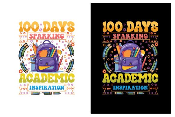 Celebrating 100 Days: A T-Shirt Design Vector Review