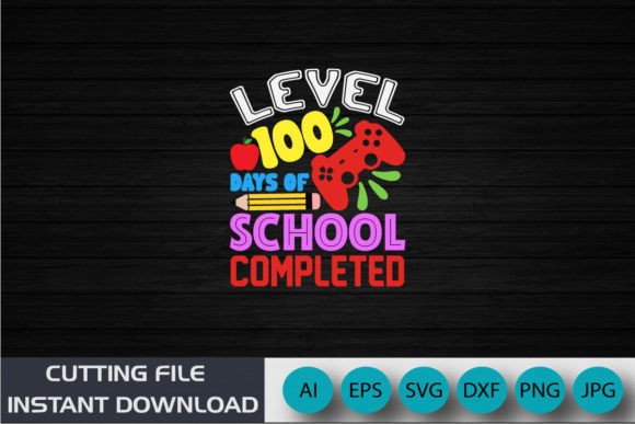 Celebrating Milestones: Level 100 Days School Shirt