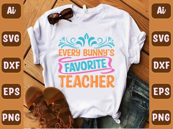 Every Bunny's Favorite Teacher 49: A Charming Embroidery Design