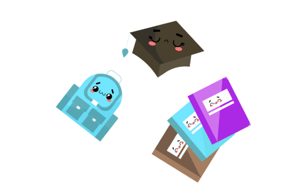 Kawaii School Supplies: A Whimsical Embroidery Bundle