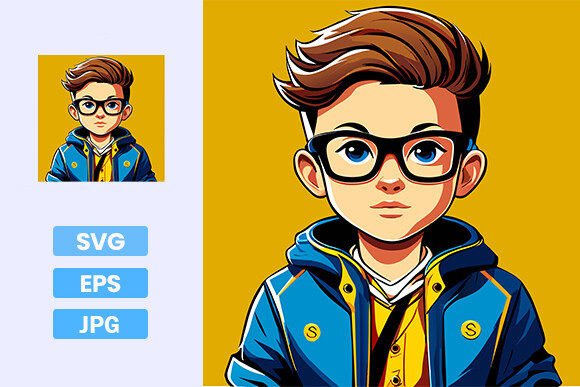 Kids School Men: A Versatile Embroidery Design