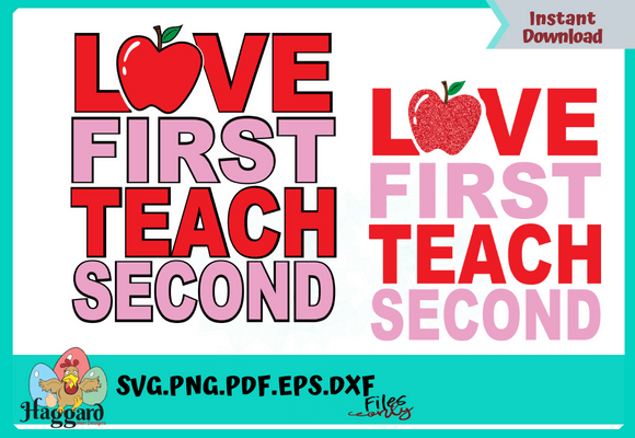 Love First Teach Second: A Versatile SVG Design