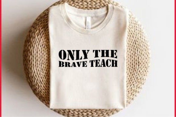 Retro Teacher T-shirt Design, Only the B