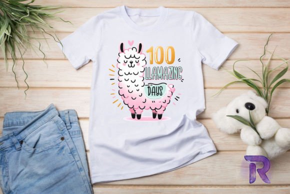 Review: 100th Day of School Llama PNG