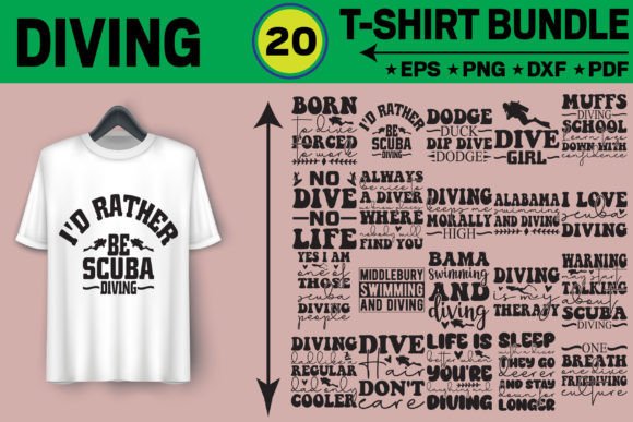 Review: Diving T-shirt Design Bundle