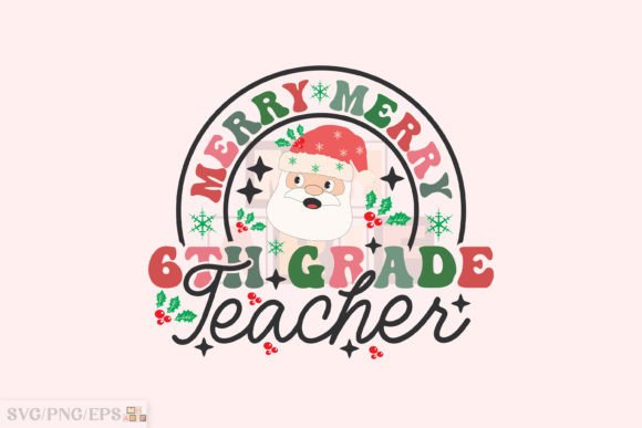 Review: Merry 6th Grade Teacher Christmas PNG