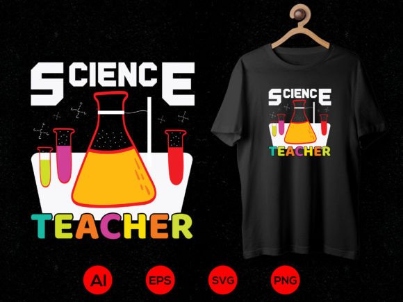 Science T-shirt Design 01: A Versatile Embroidery Choice