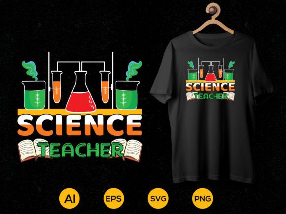 Science T-shirt Design 39: A Versatile Embroidery Asset