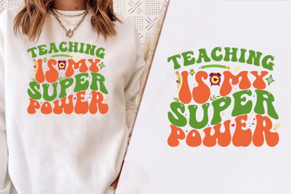 Superpower Teacher Inspire Tee Design